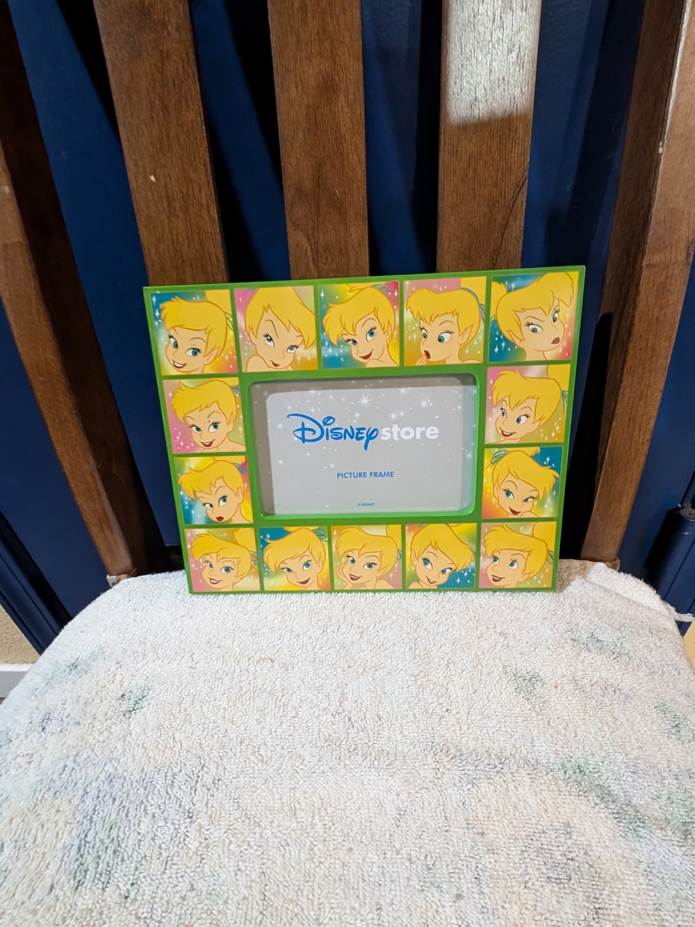 Disney Store Tinker Bell Expressions Faces Photo Frame Green 10 x 8 NWOT